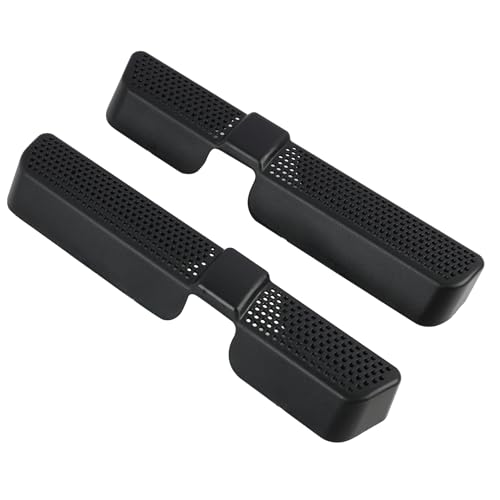 Jecdfs 2pcs Auto Air Vent protectora,cubierta de ventilación de flujo de aire para asiento,Cubierta Protectora para Salida de Aire Acondicionado,Material ABS, Fácil Instalación