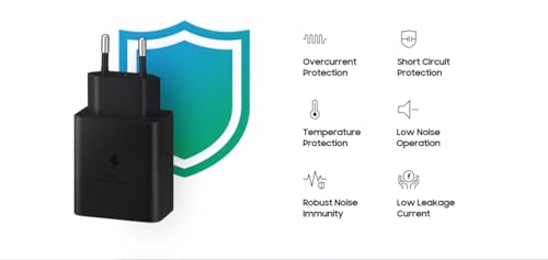 Image of Etguuds Charger Compatible with Samsung 45W Power Adapter for Efficient Charging Compatible with All Samsung Devices Mobiles, Earbuds, Tables Superfast Charging Adapter S24 /S2