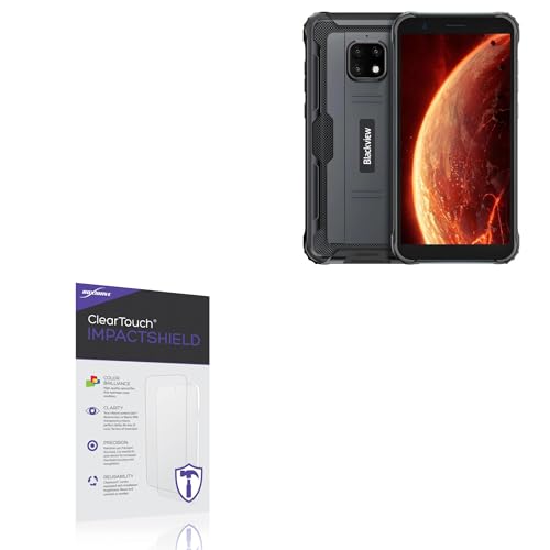 BoxWave Screen Protector Compatible With Blackview BV4900 - ClearTouch ImpactShield (2-Pack), Impenetrable Screen Protector Flexible Film