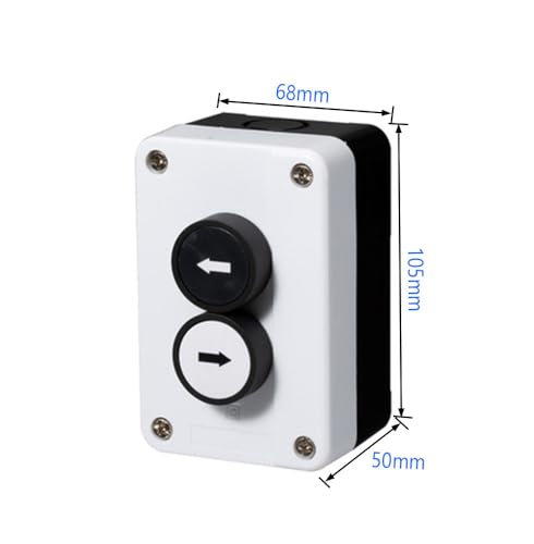 CZKE Two-position button box with arrow indicating flat button, two-hole waterproof button box, switch box, control box(2 or so)