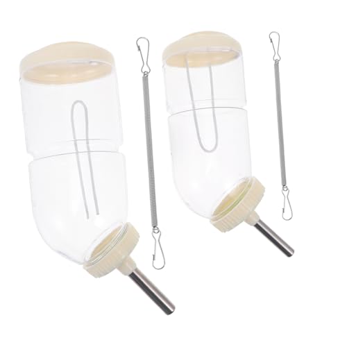 Abaodam 2 pezzi Dispenser Acqua Per Gabbie Animali Domestici Contenitori Acqua Per Conigli Porcellini Dindia Criceti e Cincillà Materiale Resistente Facile da Installare e