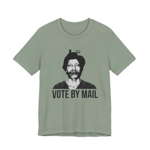 Vote By Mail Shirt, Vintage Political Satire T-Shirt, Retro Graphic Tee, Dark Humor Shirt, Unisex Vintage Style Tee Sage