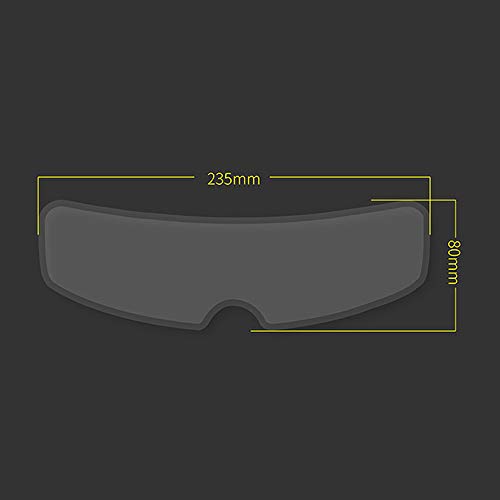 KKmoon capacete de motocicleta impermeável para lentes de proteção, película de proteção universal c