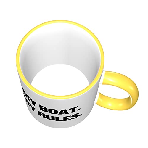 Taza de barco regalo de capitán My Boat My Rules Taza de regalo de barco regalo de barco taza de capitán taza de… - Imagen 5