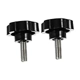 Cabilock 2 Stück Teiliges Sterngriff Schrauben Knöpfe aus Robustem und Carbonstahl Vielseitig Einsetzbar für Möbel Maschinen Sonnenschirme DIY und Reparaturen Langlebig und Einfach