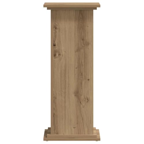 Support pour plantes en chêne sellette bois pour grand pot de fleurs - 6
