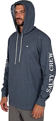Salty Crew Deckhand Tech Pullover Hoody - Navy2