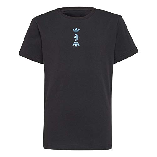 T-shirt adidas Originals haut mode de forme unisexe grand logo taille S imprimé