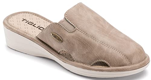 TIGLIO PANTOFOLE CIABATTE DONNA 1629 BEIGE