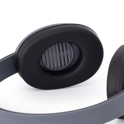 Image of Egghead Heavy-Duty Kids Headphone with Tri-Shield Chew-Resistant Cord, Adjustable Headband, Padded Ear Cushions, and Storage Bag