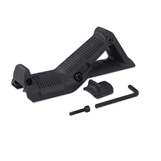 PATIKIL Bogenschießen Compound Bogen Stabilisator, Gummi Schalldämpfer Verlängerung Bogensport Zubehör für Recurvebogen Schießen, Schwarz 8 Angled Fore Grip,Üblich Frontgriff Airsoft,Angled Ergonomic Grip,Nylon AFG1 Dreiecksgriff vorne für 20mm Weaverschienen,Schwarz