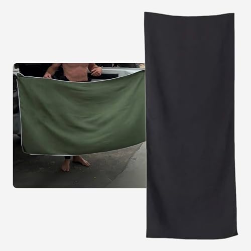 Image of Jiyikua 2025 New Magnet Towel: Large Magnet Towels for Surfers Beach with Strand Magnetic Magnet Corners (Black)