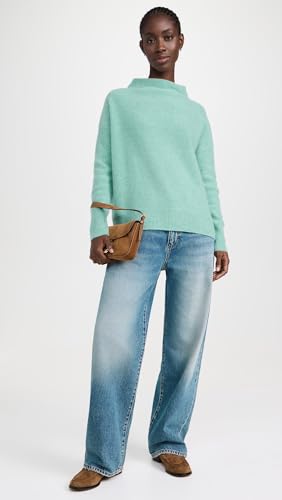 Image of Vince Women's Boiled Funnel Neck Pullover
