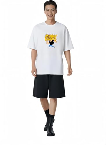 Image of Men's Cotton Oversized Fit Oversized Baggy Fit Drop Shoulder Cool and Stylish
