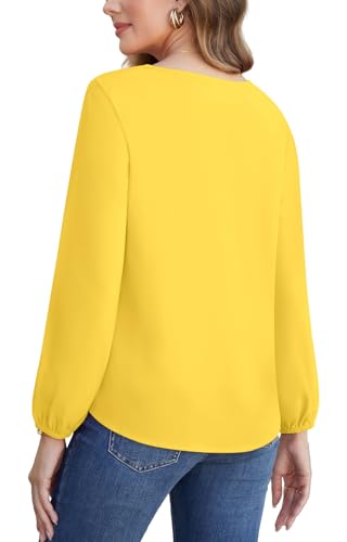 Image of Women's Sleeveless Chiffon Tank Top Business Casual Blouse Tunic Top