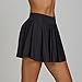 Spyder Tennis Skirts for Women – Pleated Skirts for Women Athletic Performance Skorts for Women with Pockets Black