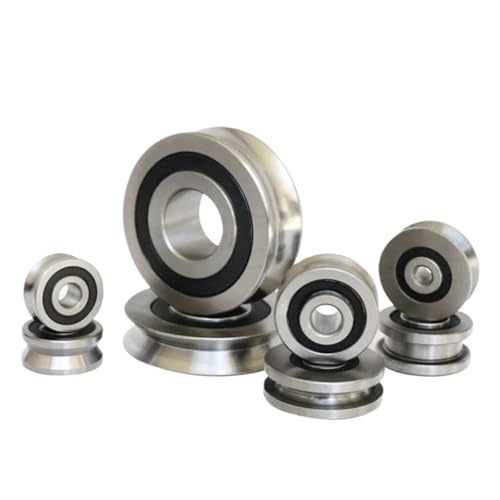1PCS Rail Roller Bearing LFR50/8-8 Inner Diameter 8mm Outer Diameter 24mm Height 11mm U Groove Diameter 8mm 8*24*11