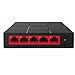 Produktbild QinLL 5 Ports 10/100/1000 Mbps RJ45 LAN Ethernet Fast Desktop Netzwerk Switching Hub Shuntschalters Gigabit, aa