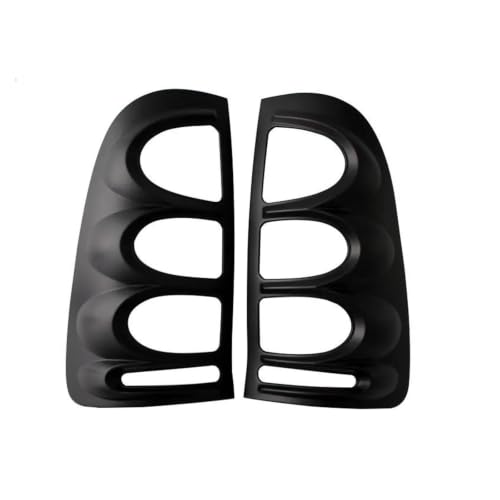 Cubierta luces traseras cromadas ABS tiras embellecedoras compatibles con Toyota Hilux Vigo SR5 MK6