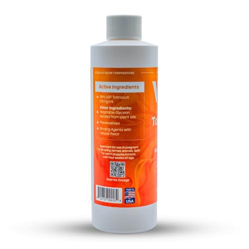 ToltraMax Toltrazuril 2.5% for Horses, Dogs, Cats, 240mL/8.1 Ounce, for Non-Food Chain Animals