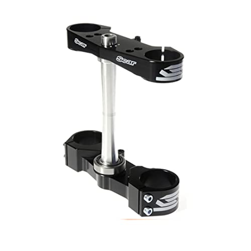Té de fourche SCAR compatible KTM SX 65 de pièce détachée moto cross noir