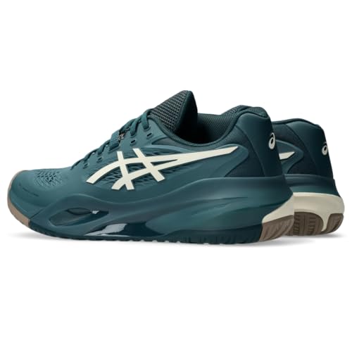 ASICS ASICS Men's Gel-Resolution X Tennis Shoes, 14, Saxon Green/Birch