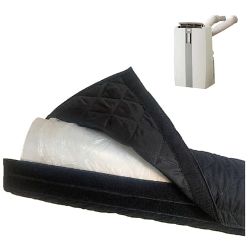 エアコンホースカバー エアコン ダクトホースカバー 空調排気ホースカバー アルミフィルムホースカバーポータブルACホースカバーポータブル エアコン用断熱ホースカバー排気管カバー 換気ホースカバー 断熱防塵保護カバー 排気管防塵ラップ 断熱ACホースカバー