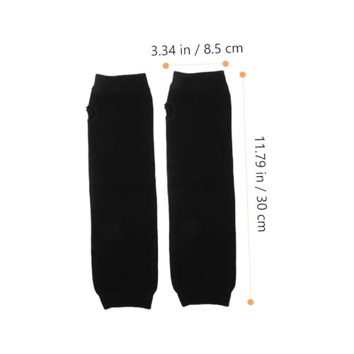 Mangas de brazo de algodón peinado premium para mujer: confort textil de 35 cm 4