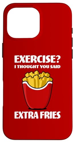 �G�N�T�T�C�Y ? I Thought You Said Extra Fries �t�@�[�X�g�t�[�h���D�� �X�}�z�P�[�X iPhone 16 Pro Max �p