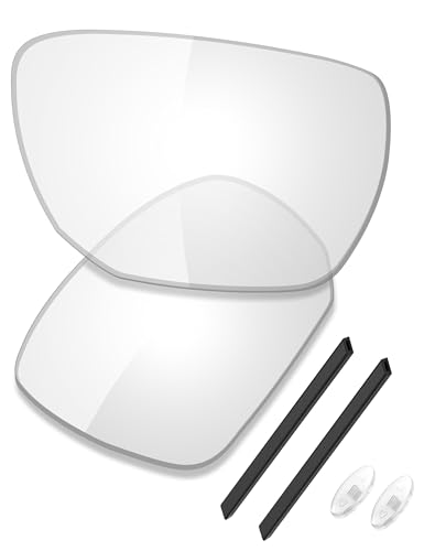 Image of SAUCER Premium Replacement Lenses & Rubber Kits for Oakley Ejector OO4142 | UV400 Protection, Anti-Scratch, Precise Fit