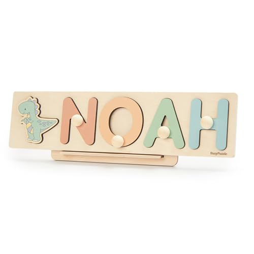 Nursery Name Sign Wood, 1-Year-Old Birthday Gifts, Nursery Name Signs, Personalized Baby Name Wall Decor, Child Wooden Puzzle, Puzzles For Toddler Girls, Customizable Baby Gifts, Baby Name Signs