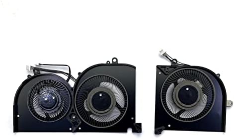 New CPU + GPU Cooling Fan Replacement for MSI GS75 P75 WS75 MS-17G1 MS-17G2 MS-17G3 P/N: BS5005HS-U3I BS5005HS-U3J MS-17G1 MS-17G2 MS-17G3