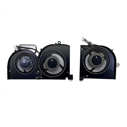 New CPU + GPU Cooling Fan Replacement for MSI GS75 P75 WS75 MS-17G1 MS-17G2 MS-17G3 P/N: BS5005HS-U3I BS5005HS-U3J MS-17G1 MS-17G2 MS-17G3