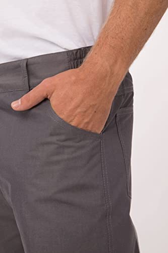 Chef Works Men's Professional Chef Pants, Steel Blue, 3X-Large #TOP3