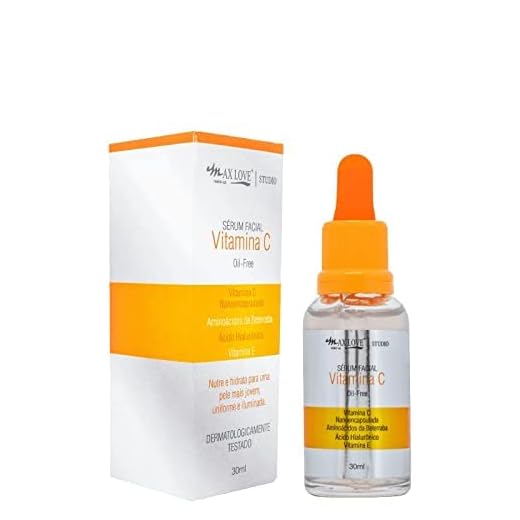MAXLOVE Sérum Facial Vitamina C Oil-Free New Max Love 30Ml