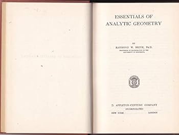 Essentials of Analytic Geometry