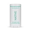 Native Deodorant Contains Naturally Derived Ingredients, 72 Hour Odor Control, Deodorant for Women and Men, Aluminum Free, Palm Leaf & Agave 2.65oz
