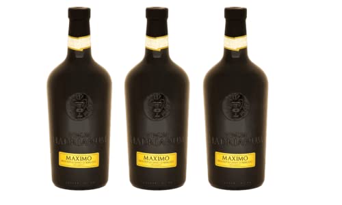 3 Bottles Italian MAXIMO 2018 Red Vino 100% Montepulciano by Vinum Hadrianum | d'Abruzzo DOCG Colline Teramane Colore Rosso | Affinato in Anfore di Argilla | 25.36 once (Each Bottle 750 ml)