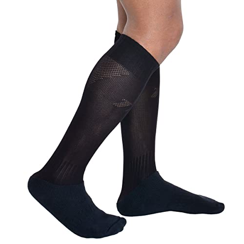 Meia Cano Longo Futebol, Trifil, Masculino, Preto, 35-38