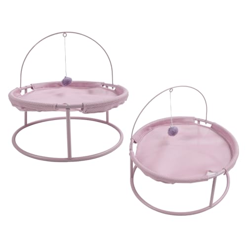 Rede para Gatos, Cama de Dormir para Gatos, Espaçosa Removível Elevada Dobrável Ao Ar Livre para Cas