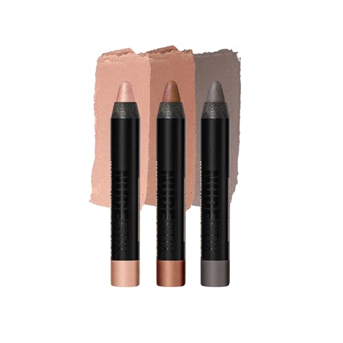 Set mini de 3 delineadores crema metálicos NudeStix miniatura 4