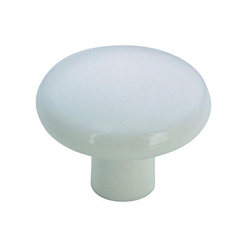 Mushroom Knob Finish: White