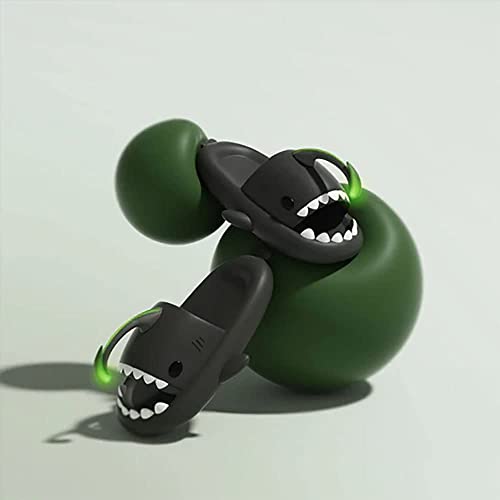 LELEBEAR Shark Slippers,Angler Fish Slides,Glow in the Dark,Super Soft,Comfy,Silent and Anti-slippery4