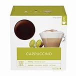 Cappuccino Coffee Pods x 1 (6X Espresso Arabica Coffee, 6X Milk Capsules) Compatible with Dolce Gusto Nescafe Coffee Machines | (1pack)