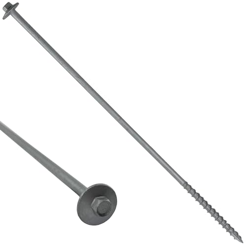 BRAUNY BOY #12 x 10” Heavy Duty Galvanized Wood Screw (250)