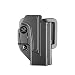 Orpaz Glock Gun Belt Holster Polymer 360 Rotation Fits Glock 17/19/22/23/25/31/32/34/35