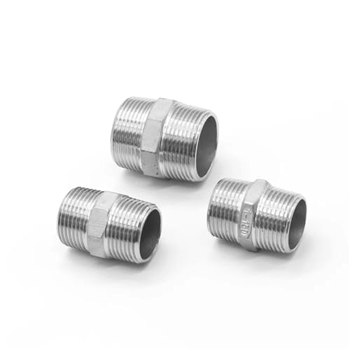 Racor hexagonal de acero inoxidable 201 de 2-1/2 para reparar tuberías de agua 5