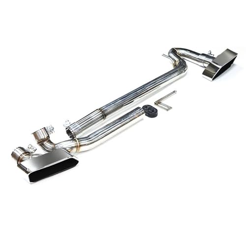 Embout d'Échappement BMW F10 F11 520i 525i 528i 535i Tuyau Silencieux Carré Argent