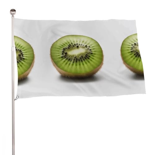 Drapeau extérieur vert kiwi bannière panneau de cour et de chambre