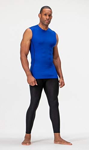 Image of DEVOPS 3 Pack Men's Athletic Compression Shirts Sleeveless